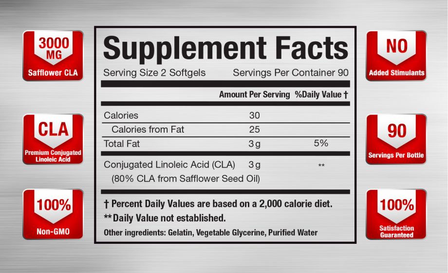 CLA 3000 Conjugated Linoleic Acid (180 count)