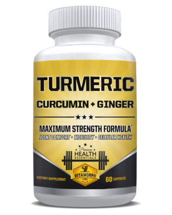 organic turmeric curcumin + ginger with bioperine front