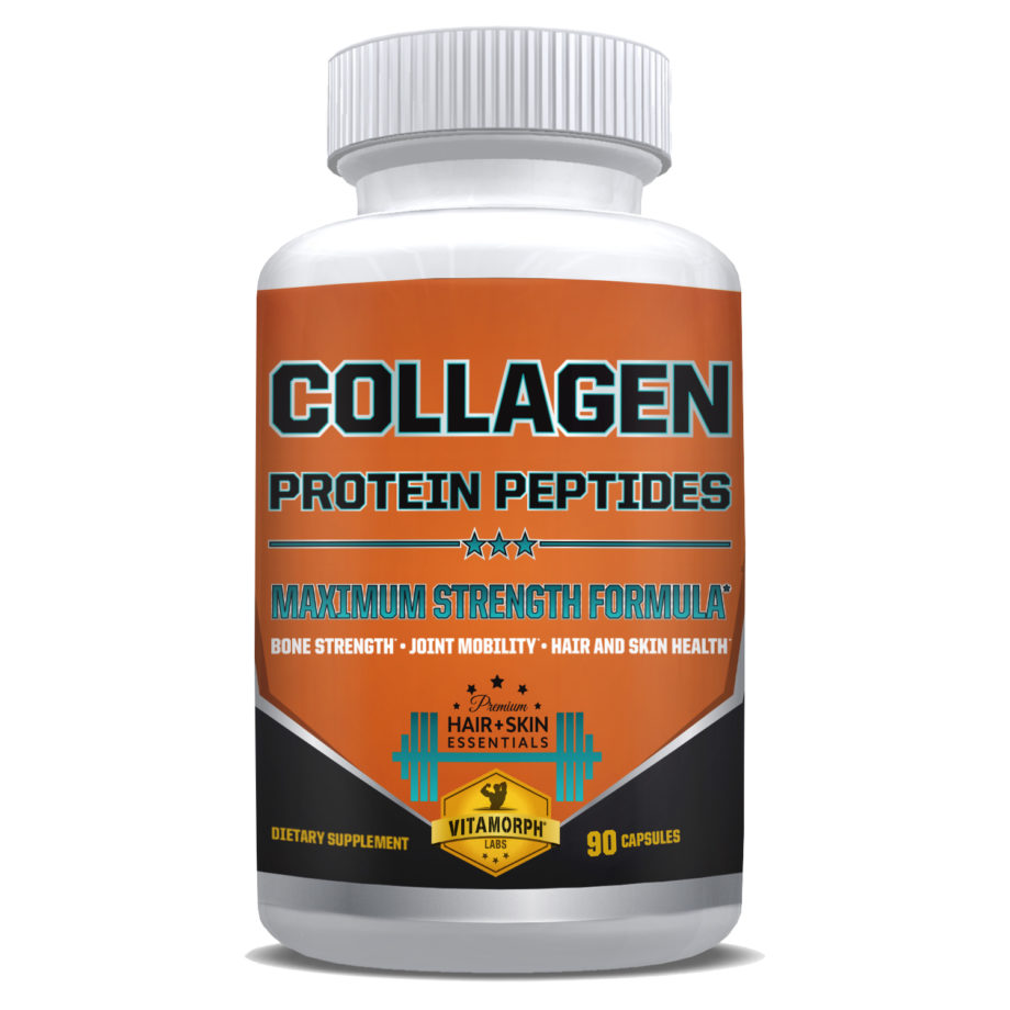 collagen protein peptides bovine hydrolyzed chicken pure marine eggshell membrane avian sternum capsule supplement front
