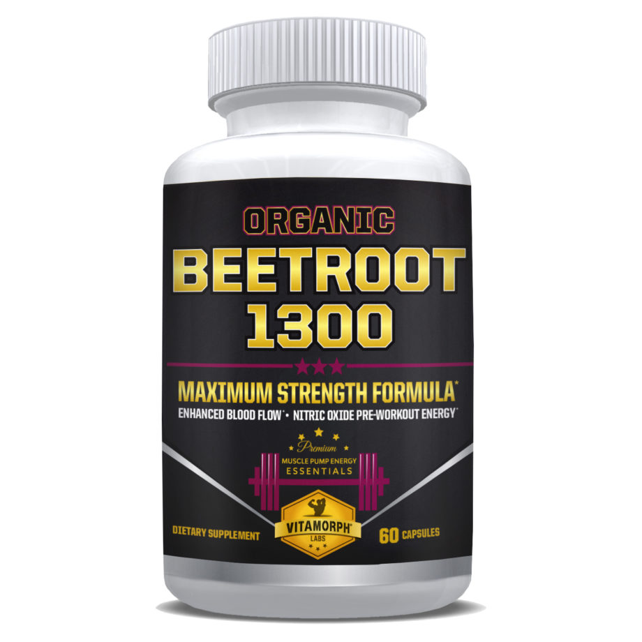 organic beetroot 1300 extract beta vulgarisms powder capsule front